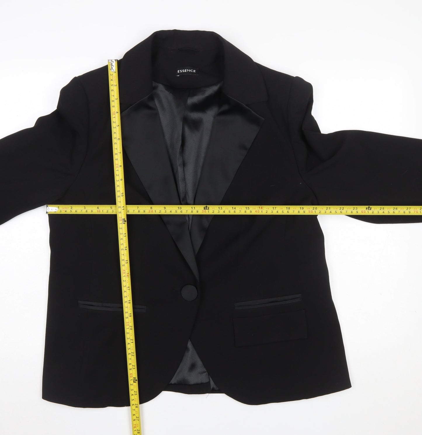 Womens UK Size 18 Evans Plus Black Blazer