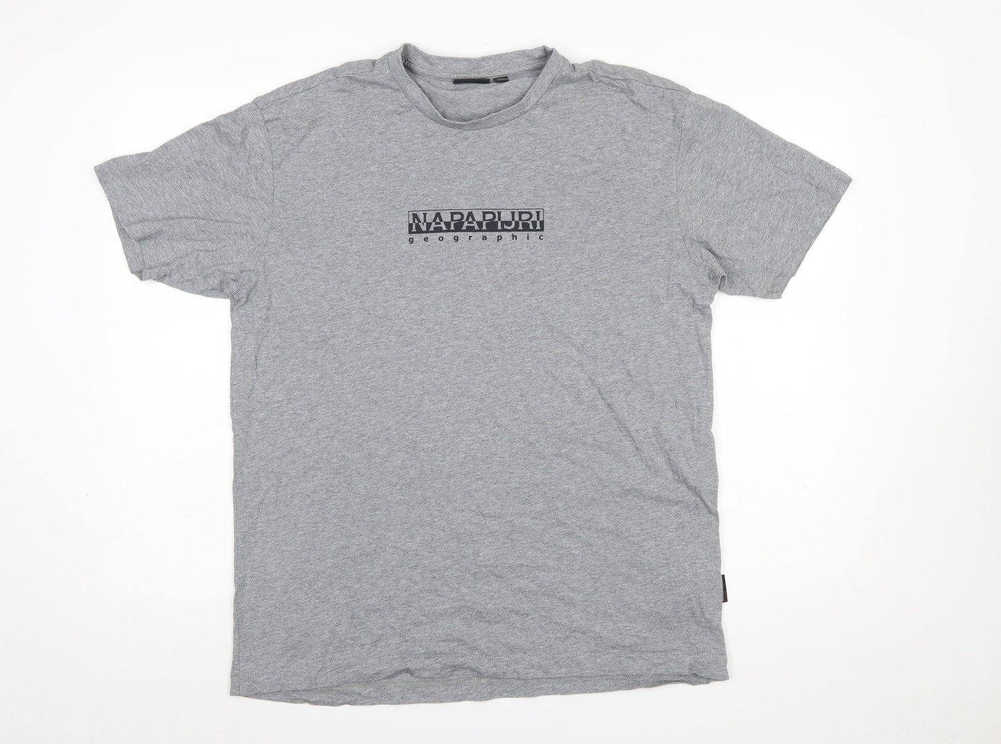 Mens UK Size M Napapijri Grey  T-Shirt