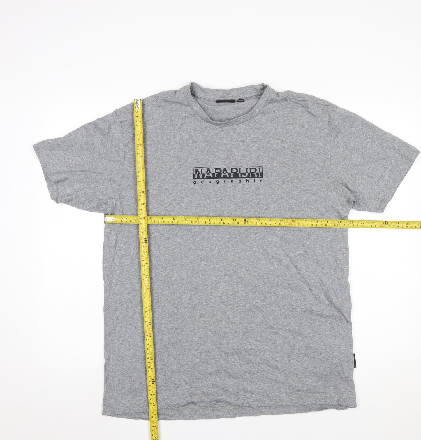 Mens UK Size M Napapijri Grey  T-Shirt
