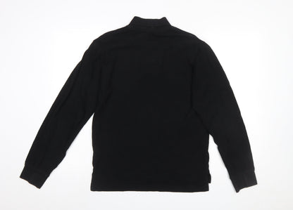 Ralph Lauren Men's Black Long Sleeve Slim Fit Polo Shirt S
