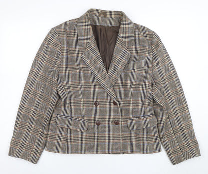 Womens UK Size 14 C&A Regular Brown Blazer
