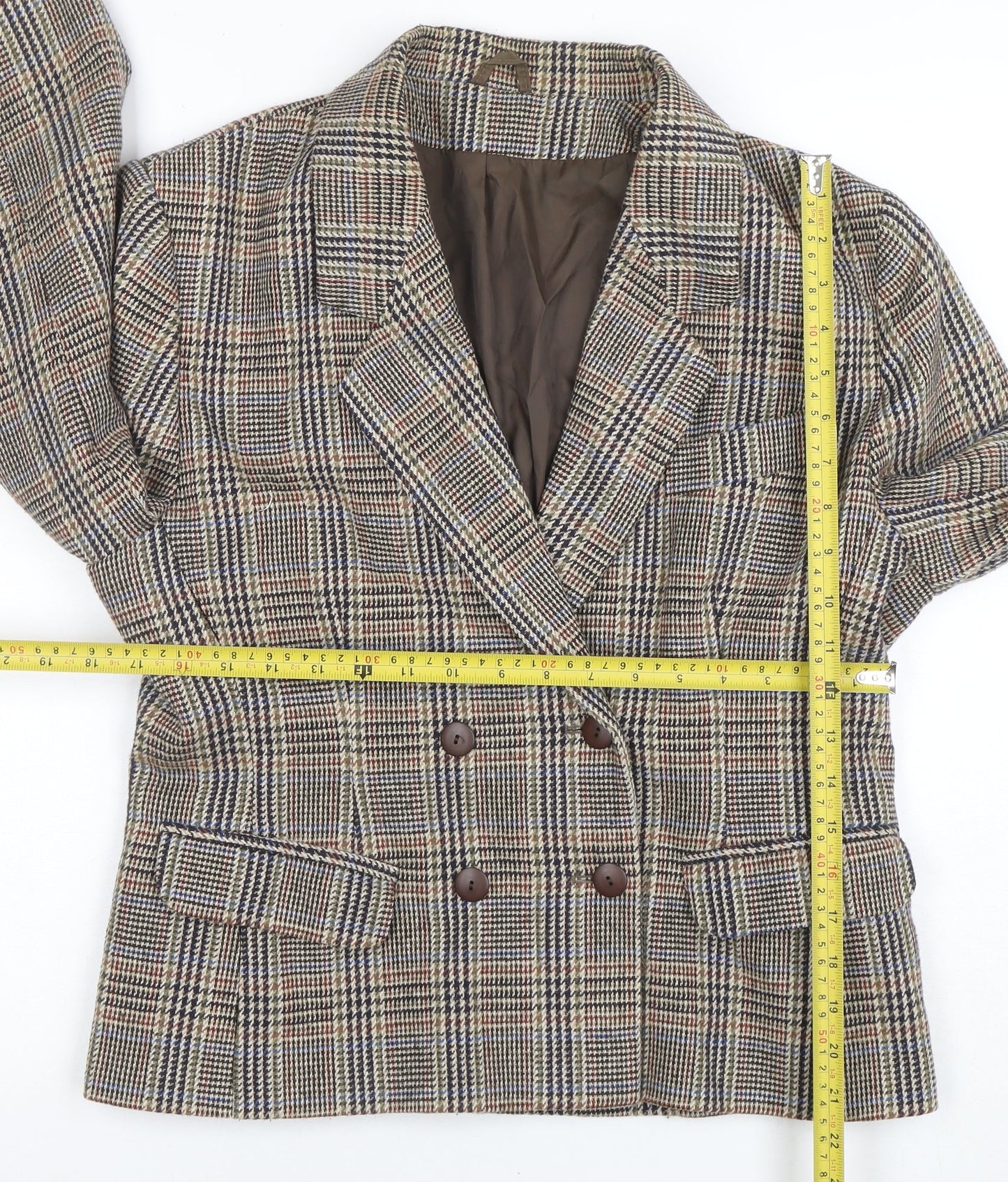 Womens UK Size 14 C&A Regular Brown Blazer