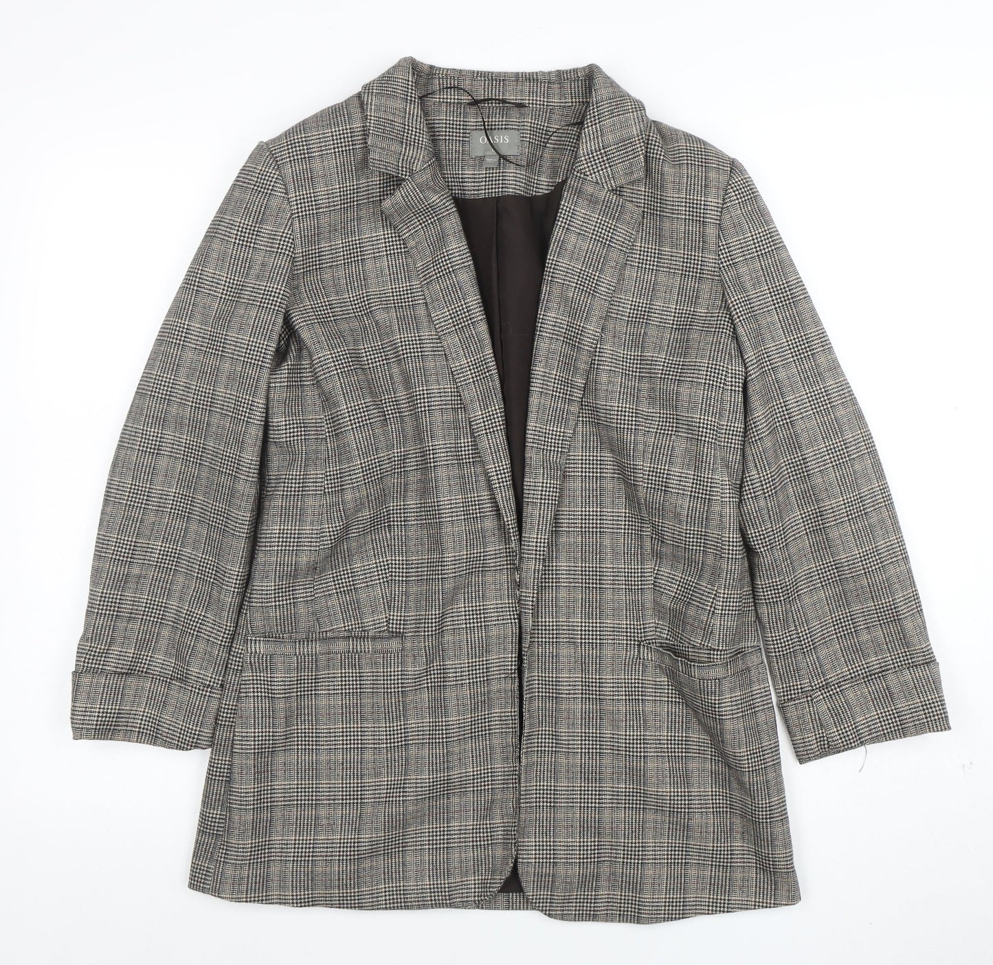 Womens UK Size 10 Oasis Regular Grey Blazer