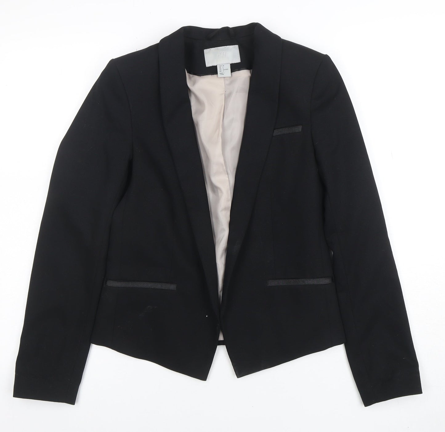 Womens UK Size 6 H&M Regular Black Blazer