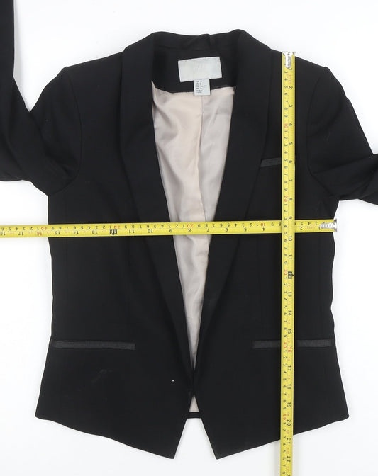 Womens UK Size 6 H&M Regular Black Blazer