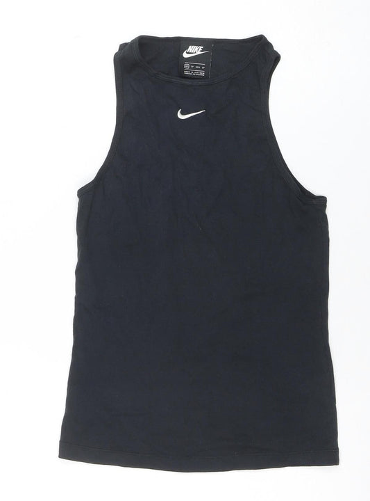 Womens UK Size XS Nike Black Gym & Training Running & Jogging Yoga Tank