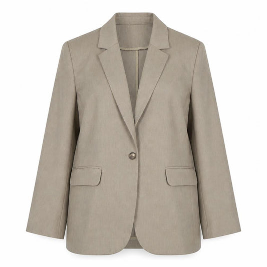 Womens UK Size 12 River Island Regular Beige Blazer
