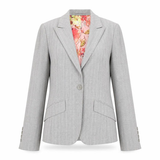 Womens UK Size 10 Per Una Regular Grey Blazer