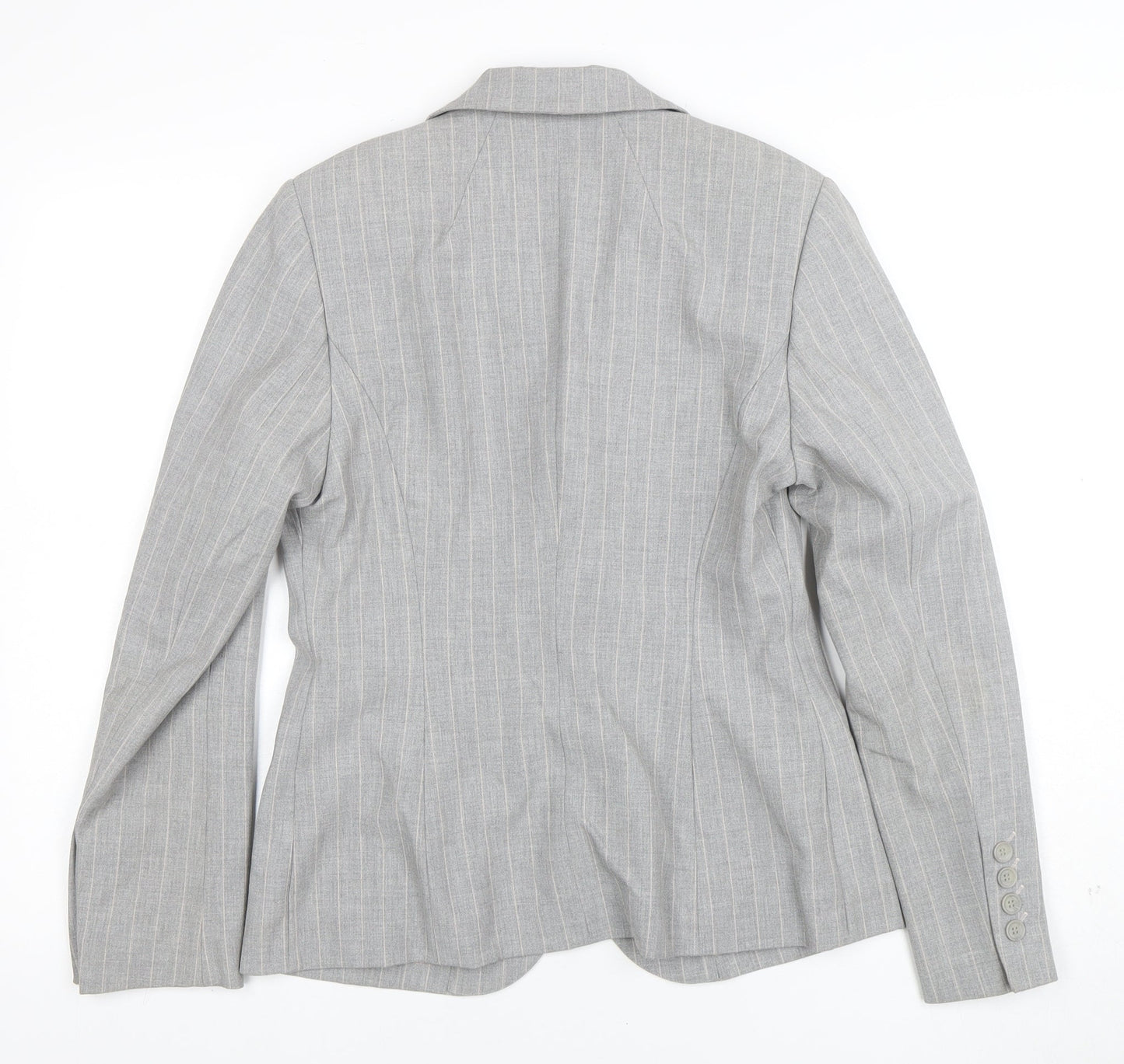 Womens UK Size 10 Per Una Regular Grey Blazer