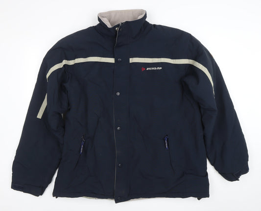 Mens UK Size XL Dunlop Blue Puffer Jacket