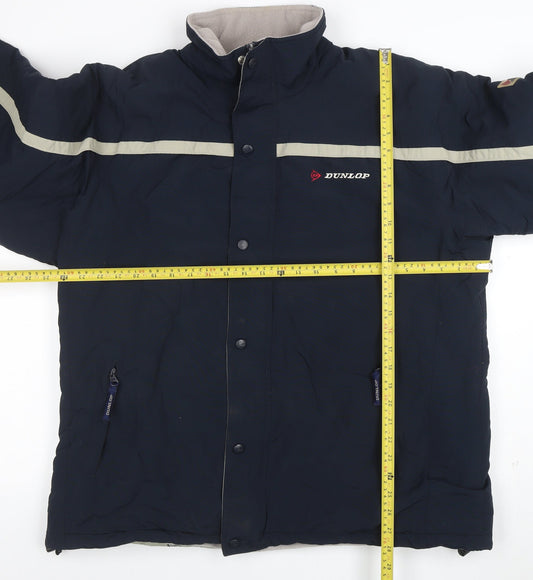 Mens UK Size XL Dunlop Blue Puffer Jacket