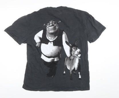 Mens UK Size S DreamWorks Black  T-Shirt