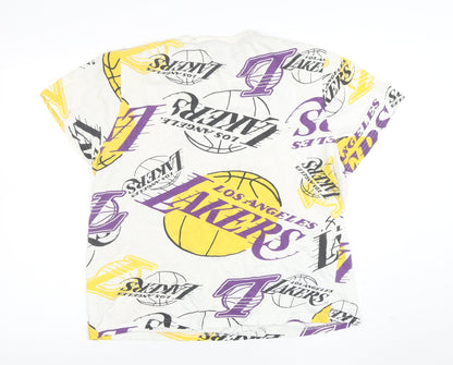 Womens UK Size L NBA Multicoloured Basic T-Shirt