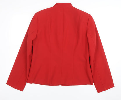 Womens UK Size 14 Marks and Spencer Regular Red Blazer