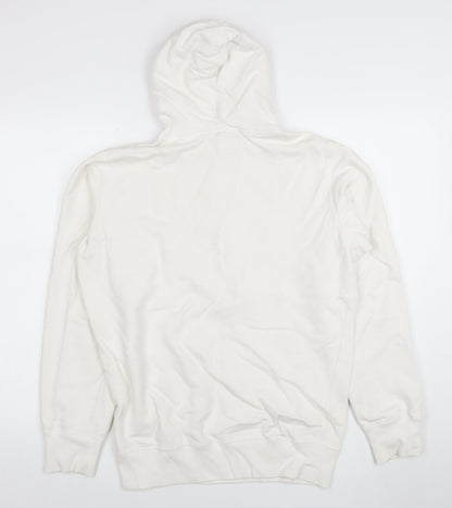 Womens UK Size L Diesel Ivory Pullover Hoodie