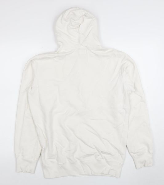Womens UK Size L Diesel Ivory Pullover Hoodie