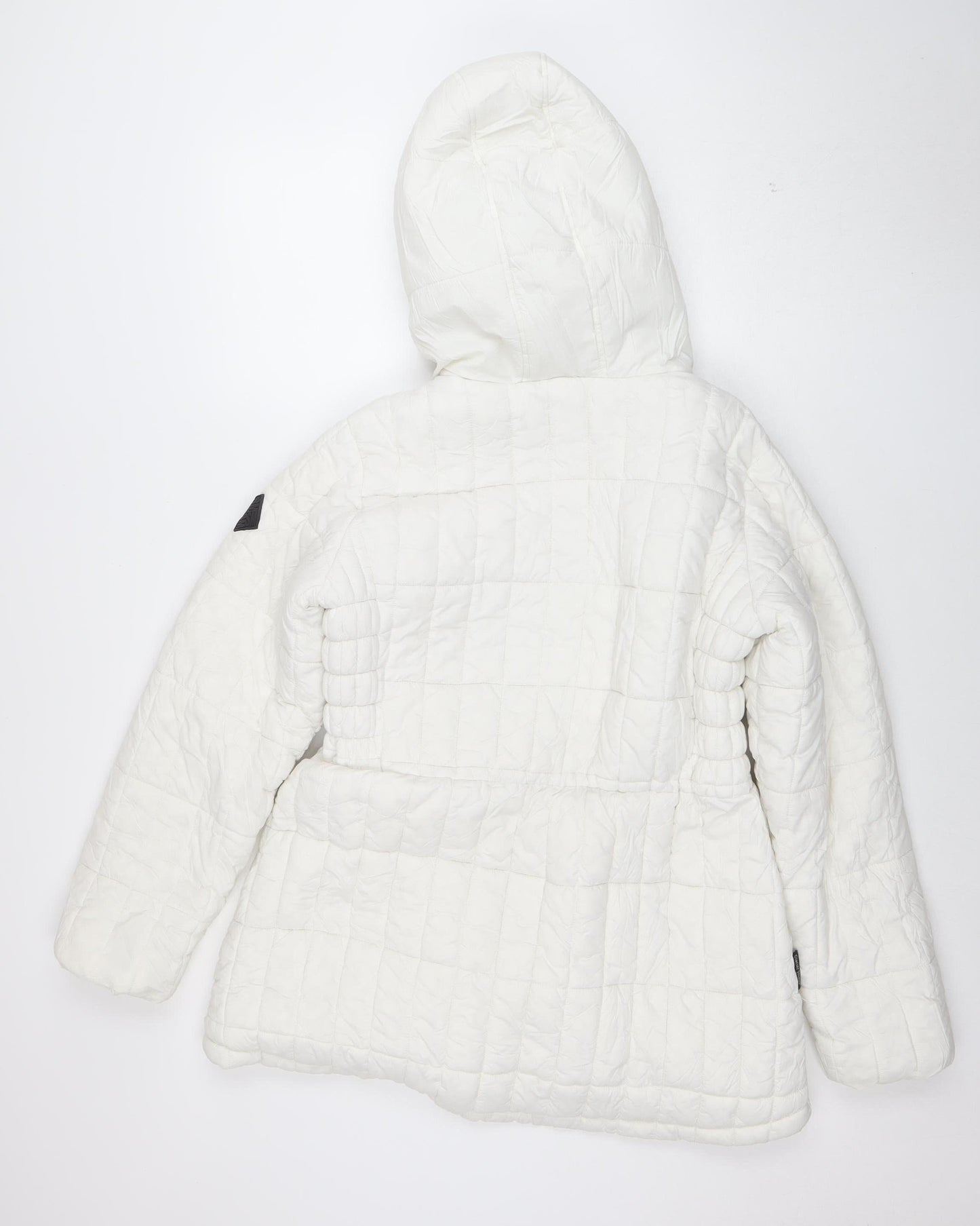 Womens UK Size M Steve Madden White Puffer Jacket