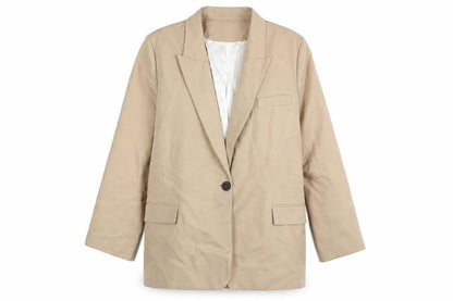 Womens UK Size XL Zara Regular Beige Blazer