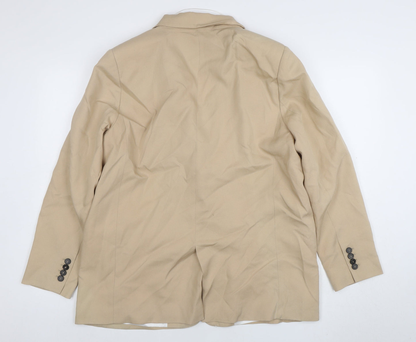 Womens UK Size XL Zara Regular Beige Blazer