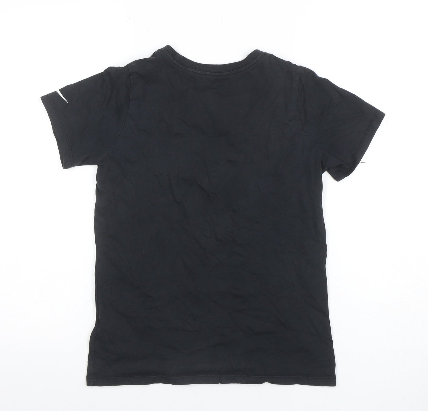 Girls UK Size 10-12 Years Nike Black Basic T-Shirt