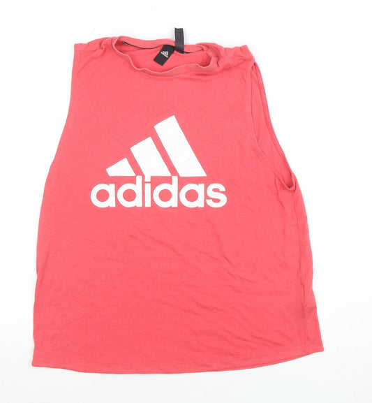 Womens UK Size M adidas Pink Gym & Training Running & Jogging Yoga Tank