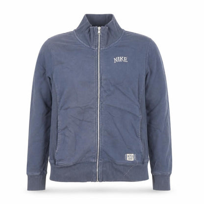 Womens UK Size L Nike Blue Full Zip Sweatshirt