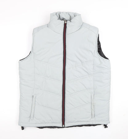 Slazenger Men's Grey L Bodywarmer Waistcoat Polyester Zip Padded