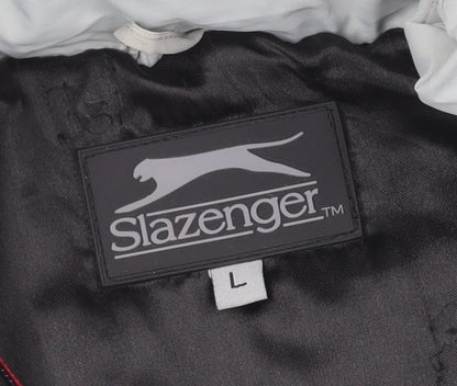 Slazenger Men's Grey L Bodywarmer Waistcoat Polyester Zip Padded