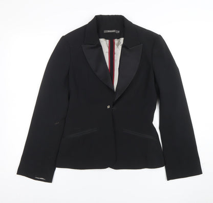 Womens UK Size 8 River Island Regular Black Blazer