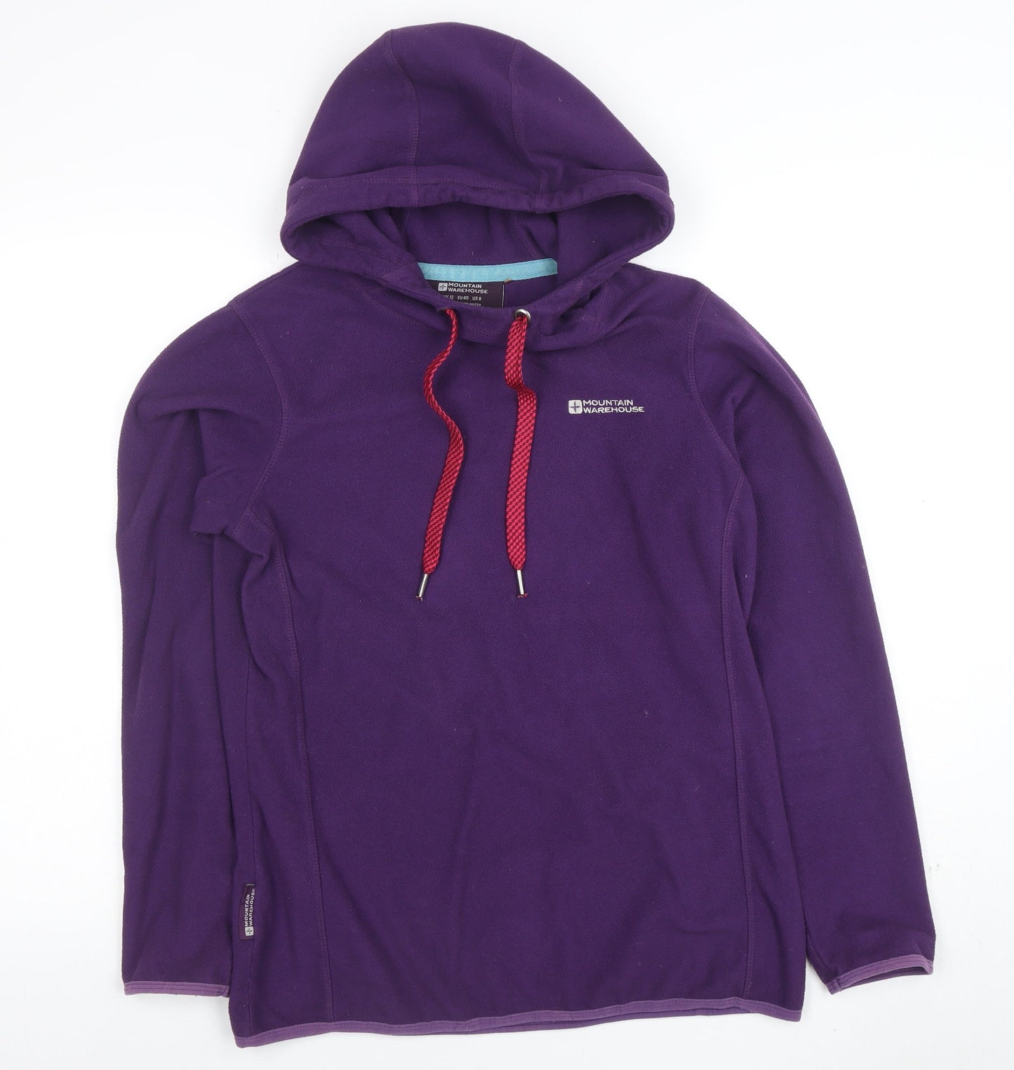 Womens UK Size 12 Mountain Warehouse Purple Pullover Hoodie