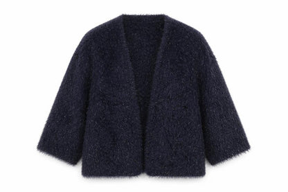 Womens UK Size M Bonmarché Blue Cardigan Jumper