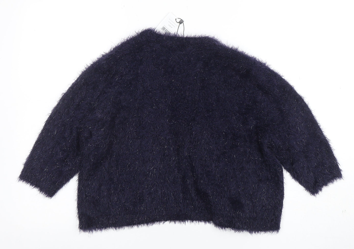 Womens UK Size M Bonmarché Blue Cardigan Jumper
