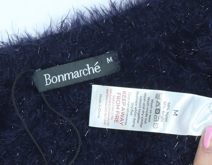Womens UK Size M Bonmarché Blue Cardigan Jumper