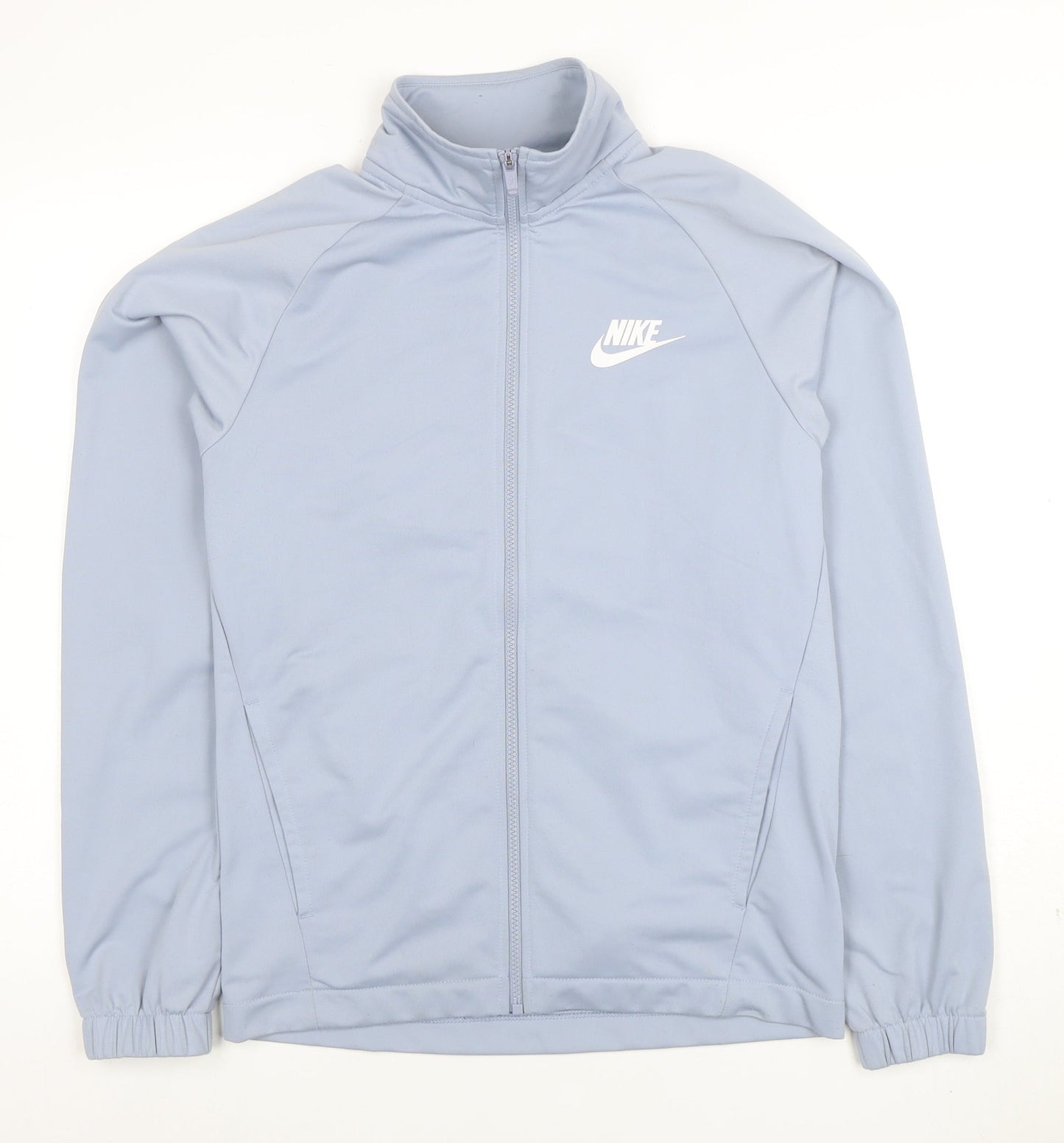 Mens UK Size S Nike Blue Full Zip Sweatshirt