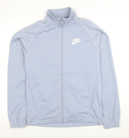 Mens UK Size S Nike Blue Full Zip Sweatshirt