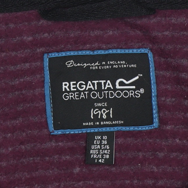 Womens UK Size 10 Regatta Purple Pullover Sweatshirt
