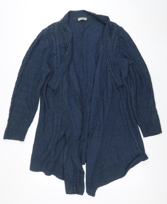 Womens UK Size L Marks and Spencer Blue Cardigan Jumper