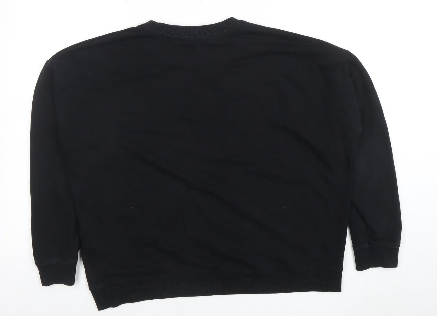 Womens UK Size 12 New Look Black Pullover Sweatshirt