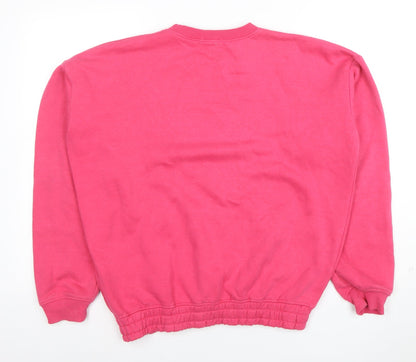 Womens UK Size XS PRETTYLITTLETHING Pink Pullover Sweatshirt