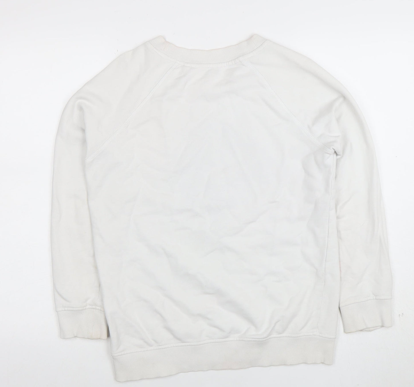 Womens UK Size 8 NEXT White Pullover Sweatshirt
