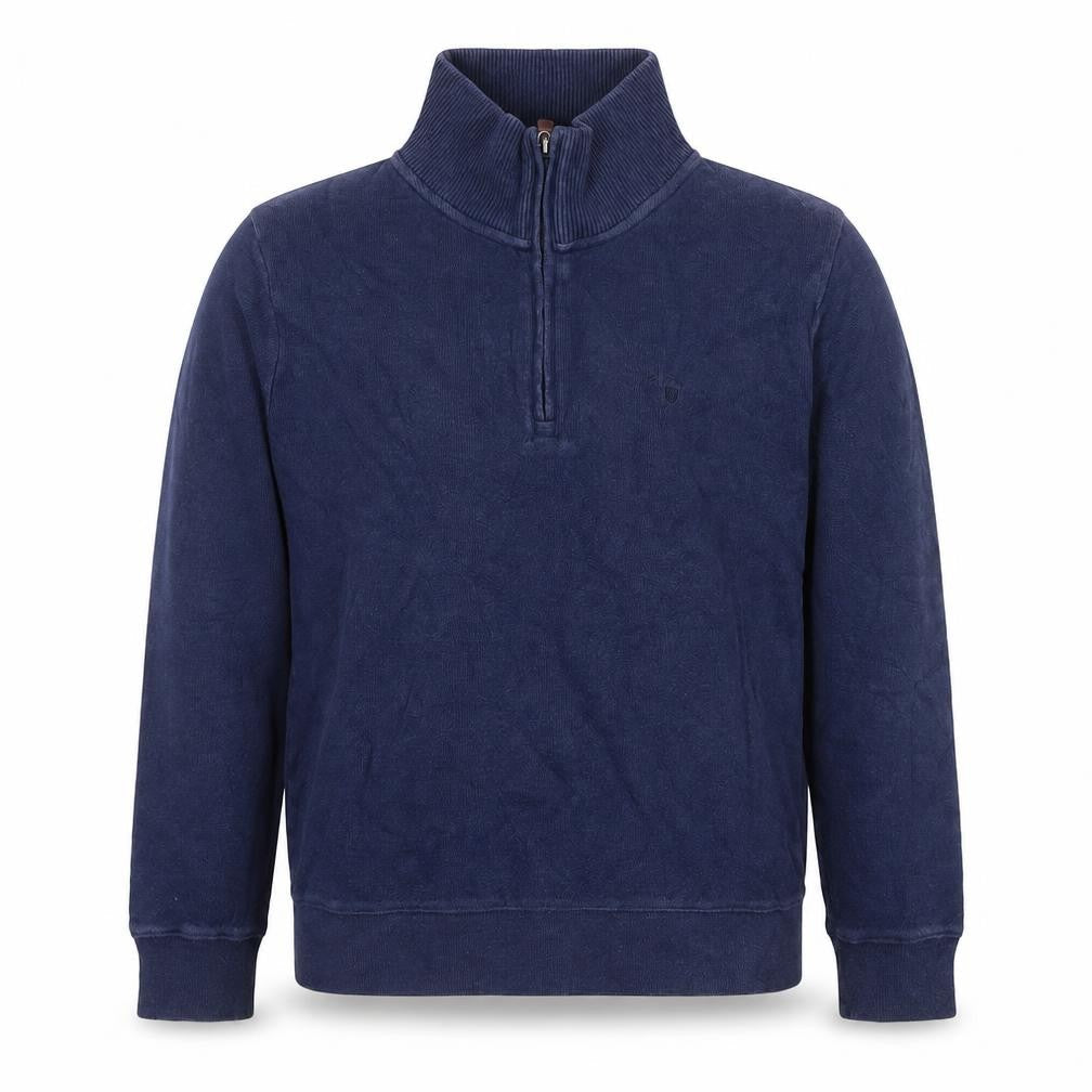 Mens UK Size S GANT Blue Henley Sweatshirt