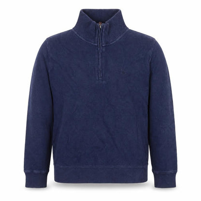 Mens UK Size S GANT Blue Henley Sweatshirt