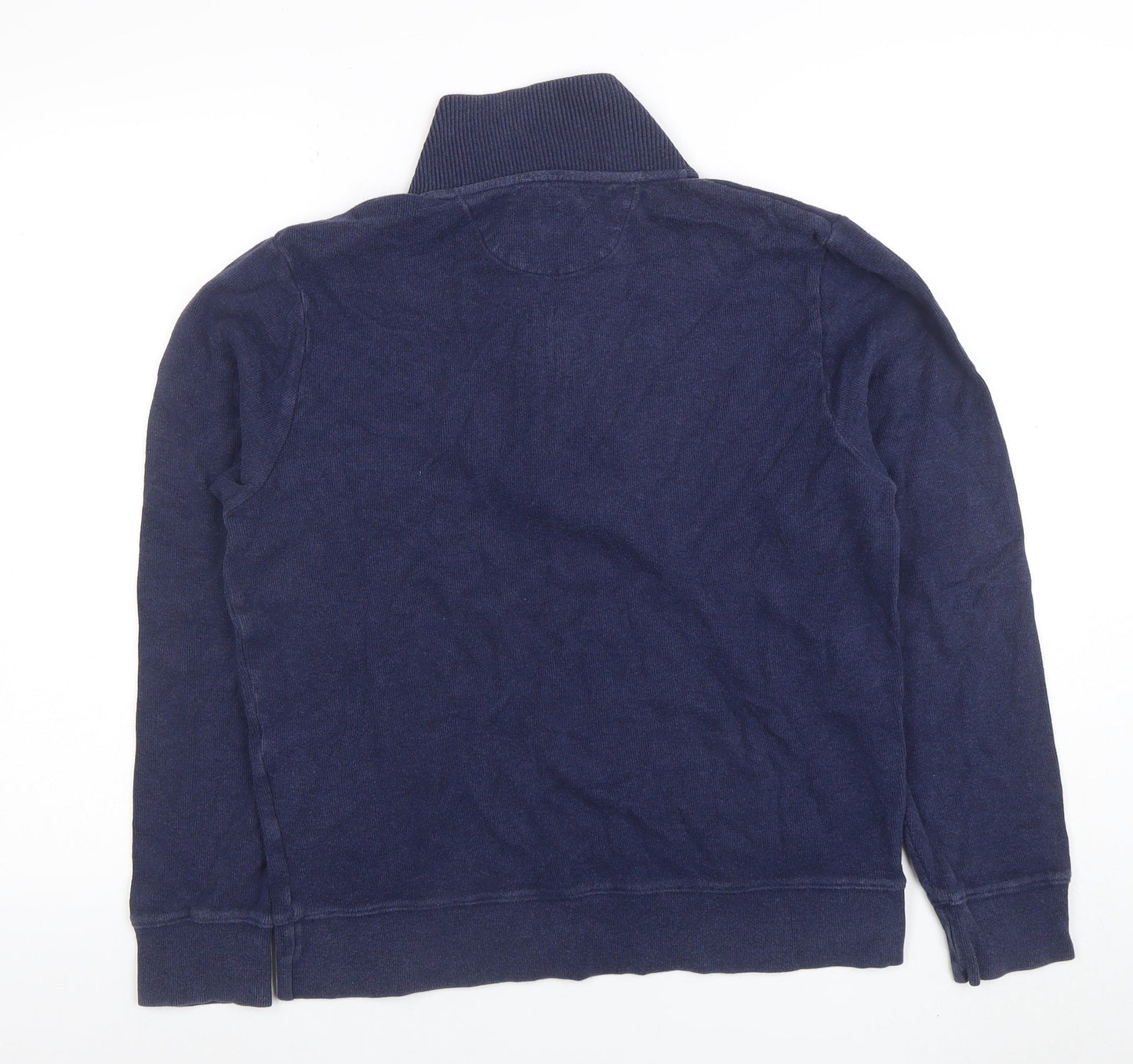 Mens UK Size S GANT Blue Henley Sweatshirt