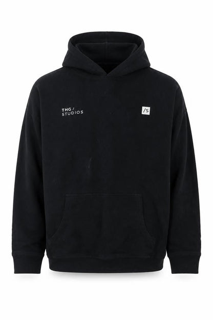 Mens UK Size S THG Studios Black Pullover Hoodie
