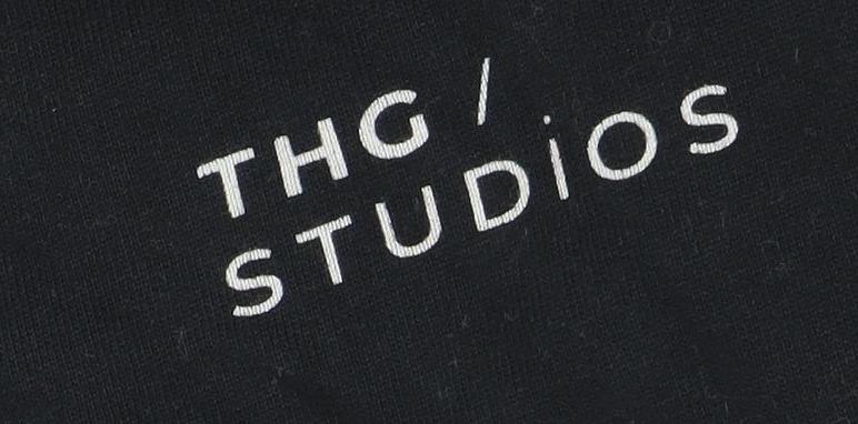 Mens UK Size S THG Studios Black Pullover Hoodie