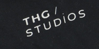 Mens UK Size S THG Studios Black Pullover Hoodie