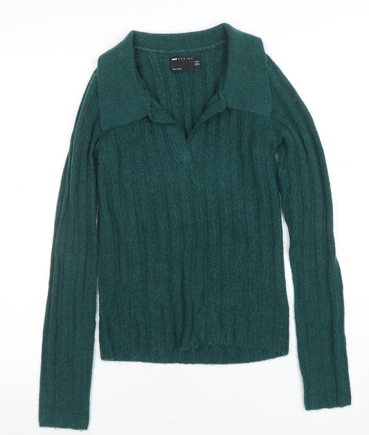 Womens UK Size 8 ASOS Green Pullover Jumper