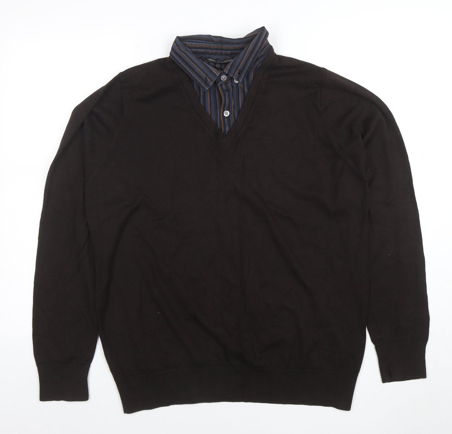 Mens UK Size M Marks and Spencer Cotton Blend Polo Shirt