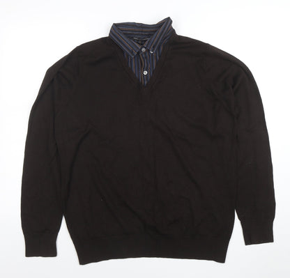 Mens UK Size M Marks and Spencer Cotton Blend Polo Shirt