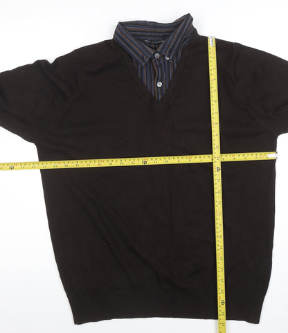 Mens UK Size M Marks and Spencer Cotton Blend Polo Shirt